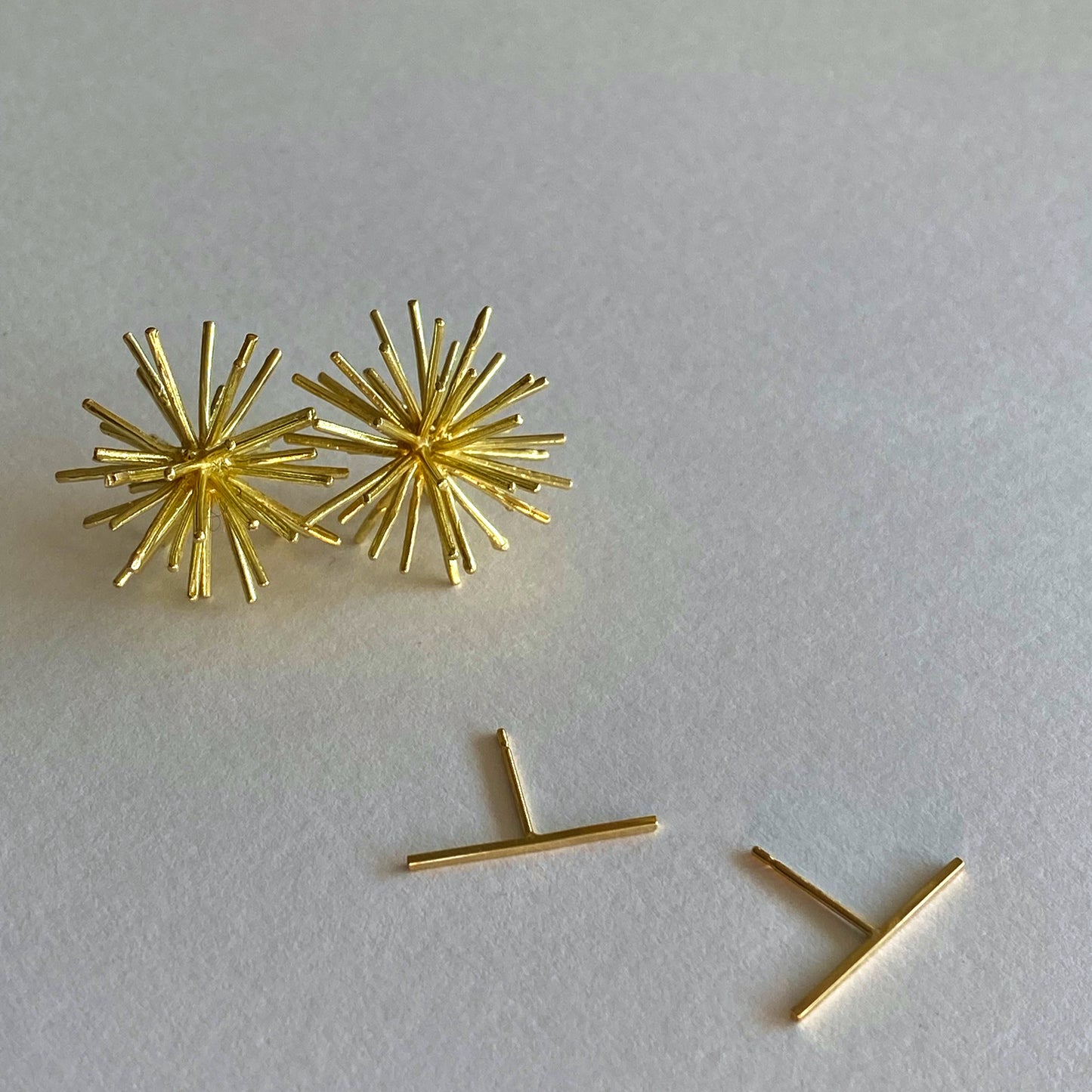 Large Sea Urchin Earrings