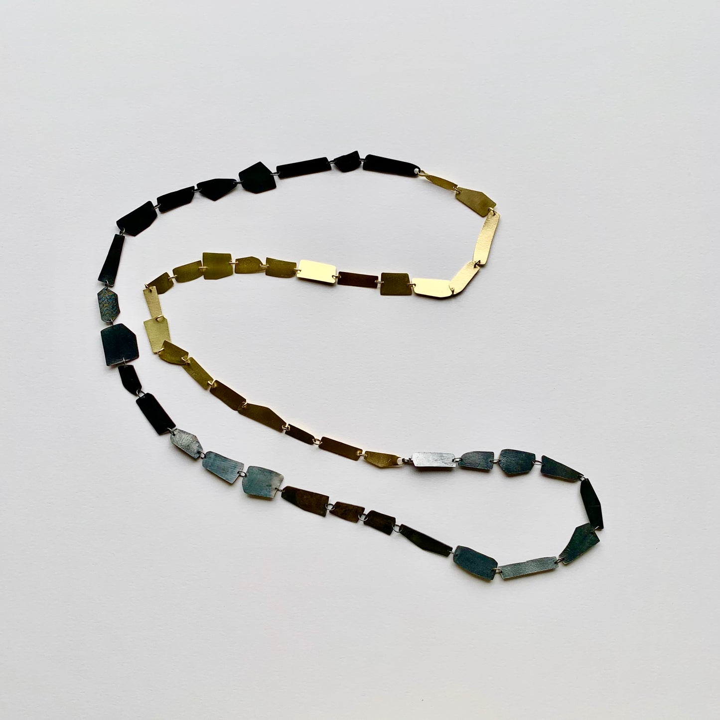 Silver Shards, necklace