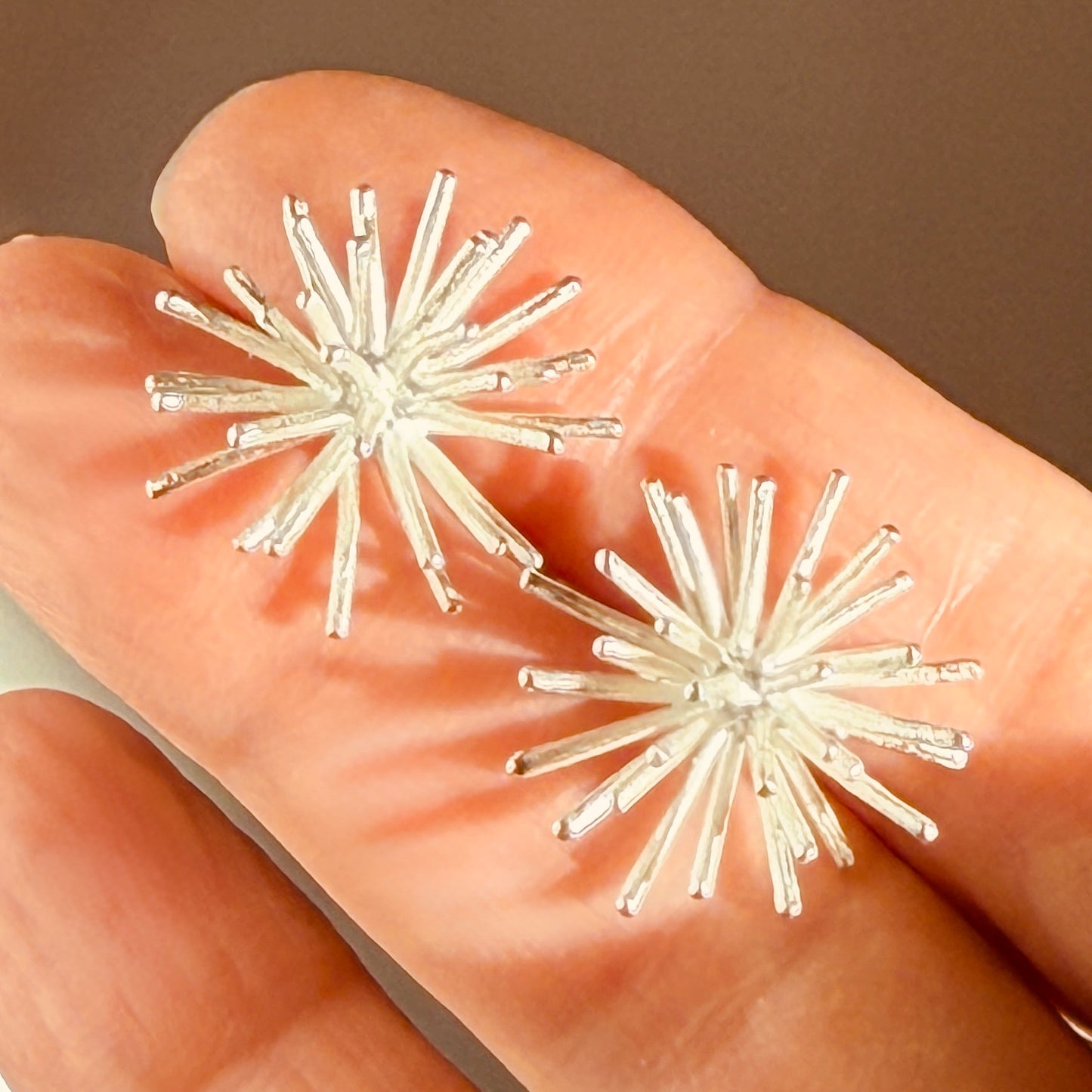 Medium Sea Urchin, earrings