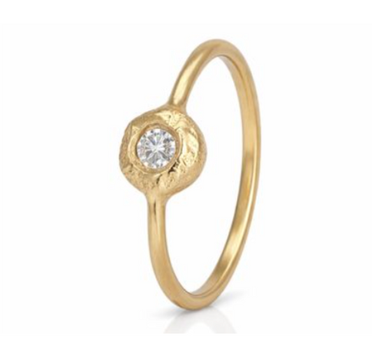 Tiny Diamond Ring