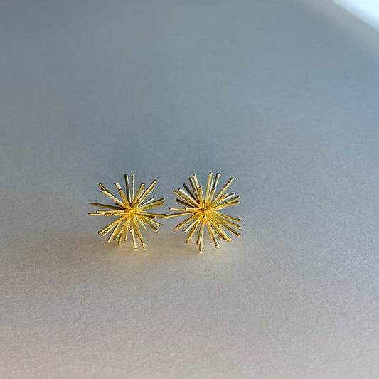 Large Sea Urchin Earrings